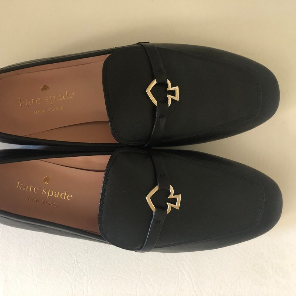 Kate Spade cape cod spade loafer - Black